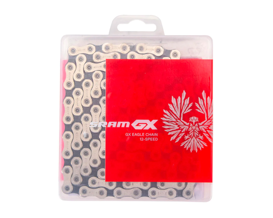 SRAM Kette GX Eagle SolidPin, 126 Glieder 12-fach, Power-Lock, si/sw.