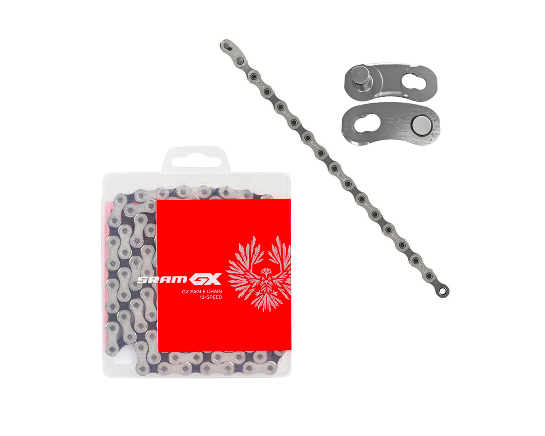 SRAM Kette GX Eagle SolidPin, 126 Glieder 12-fach, Power-Lock, si/sw.