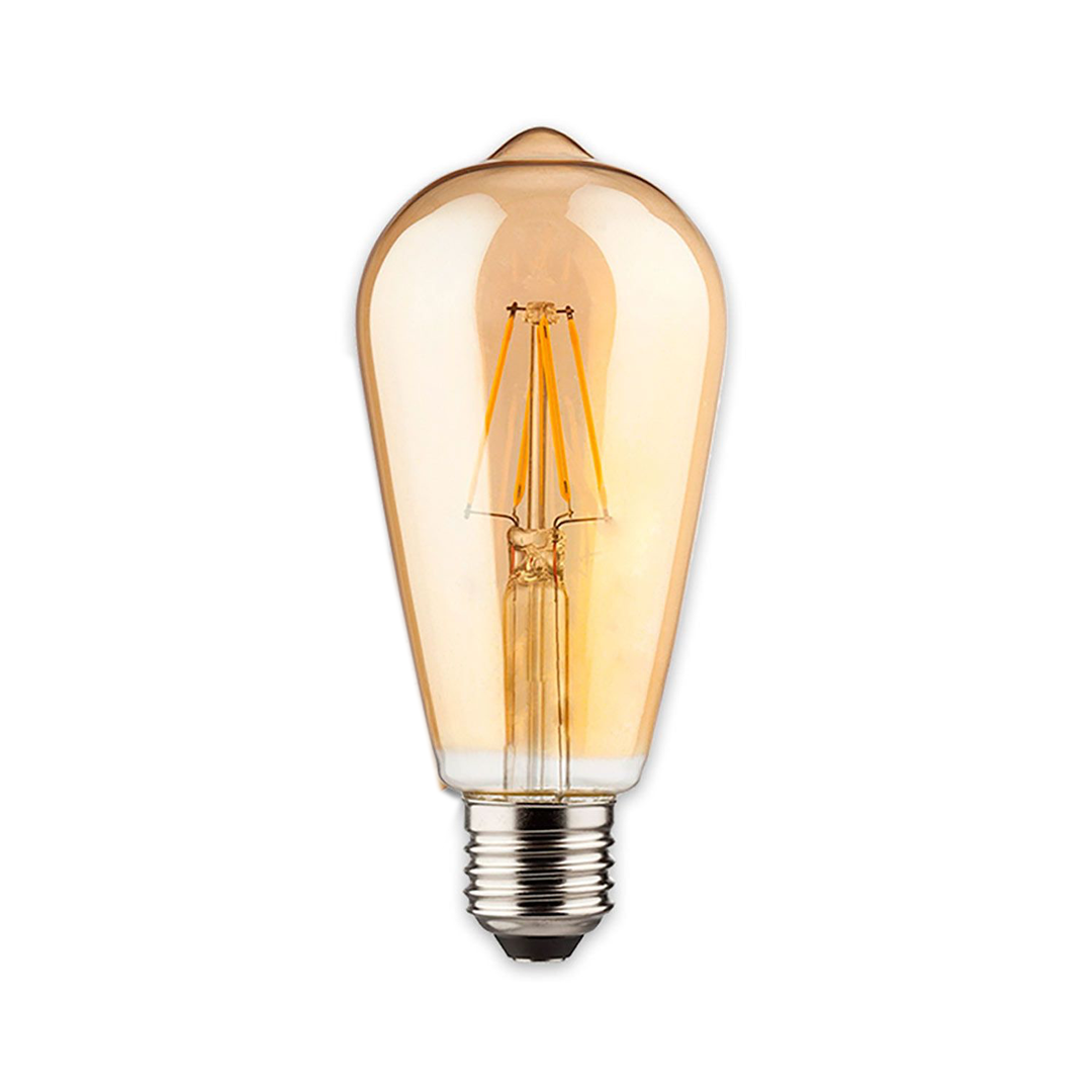 E27 Vintage Line LED ST64 Birne 8W ultrawarmweiß, dimmbar