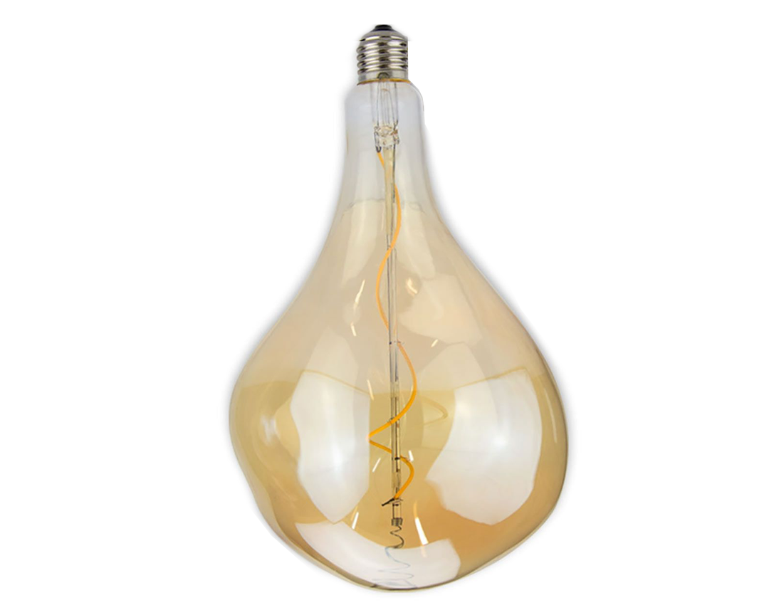 E27 Vintage Line LED Dekobirne 165, 4W ultrawarmweiß, Glas, dimmbar