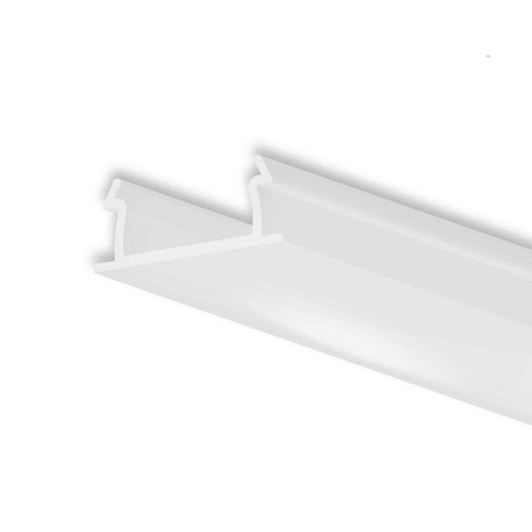 COVER43 opal/satiniert Abdeckung für Profil SURF10 / lfm