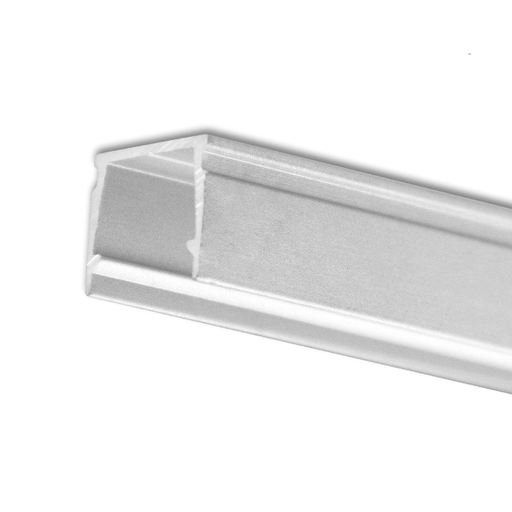 LED Aufbauprofil SURF10 Aluminium / lfm