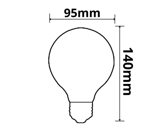 E27 Vintage Line "Spiral" LED, 4W, 2200K