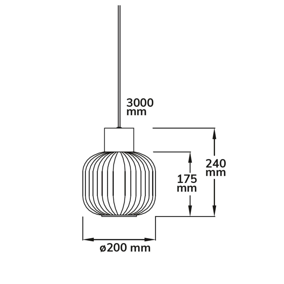 Pendelleuchte, white Glas, E27, 50-300cm