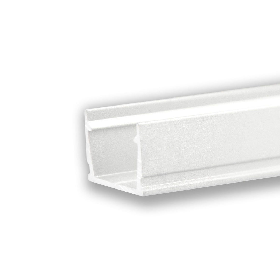 LED Aufbauprofil SURF10 Aluminium / lfm