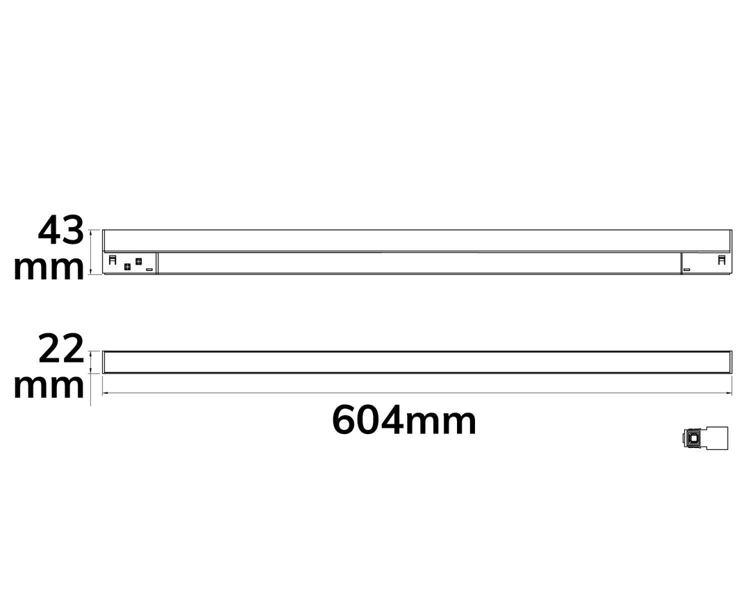 MagTrack48 LINEARLEUCHTE, schwarz