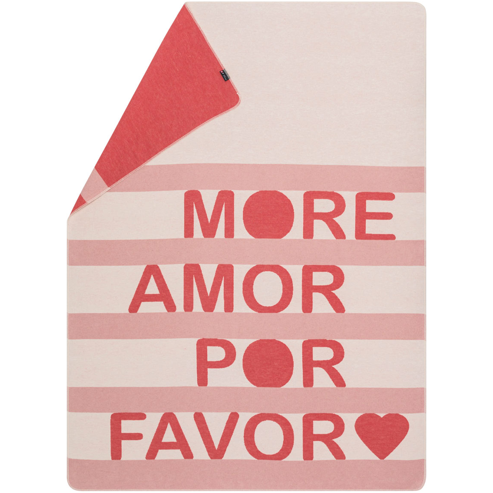 SILVRETTA Flanelldecke "More Amor"
