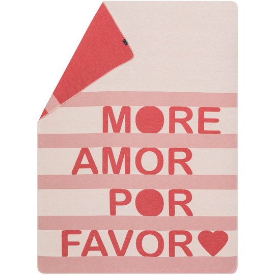 SILVRETTA Flanelldecke "More Amor"