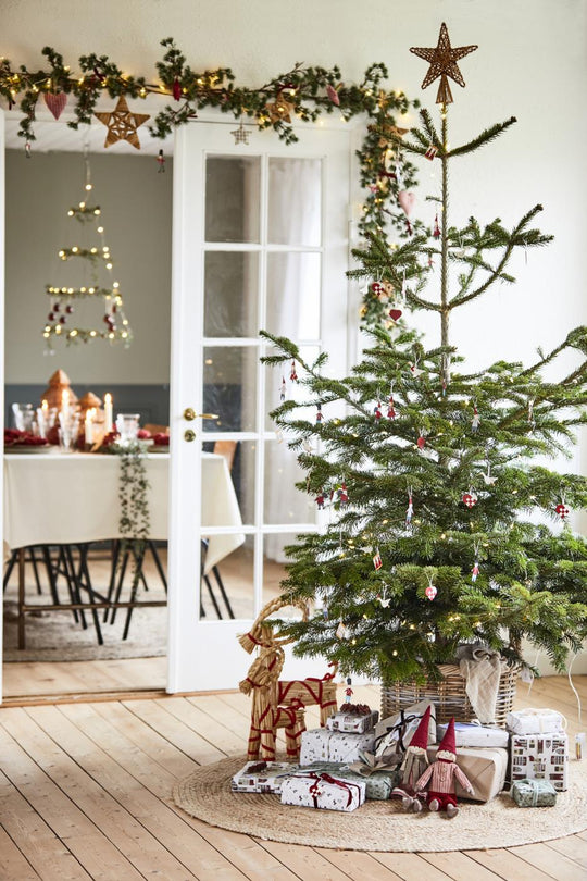 Teppich rund natur Jute