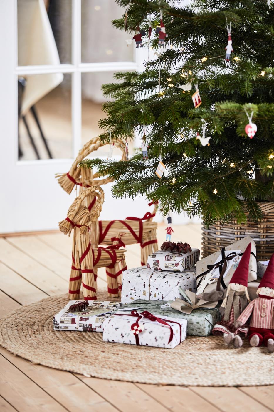 Teppich rund natur Jute