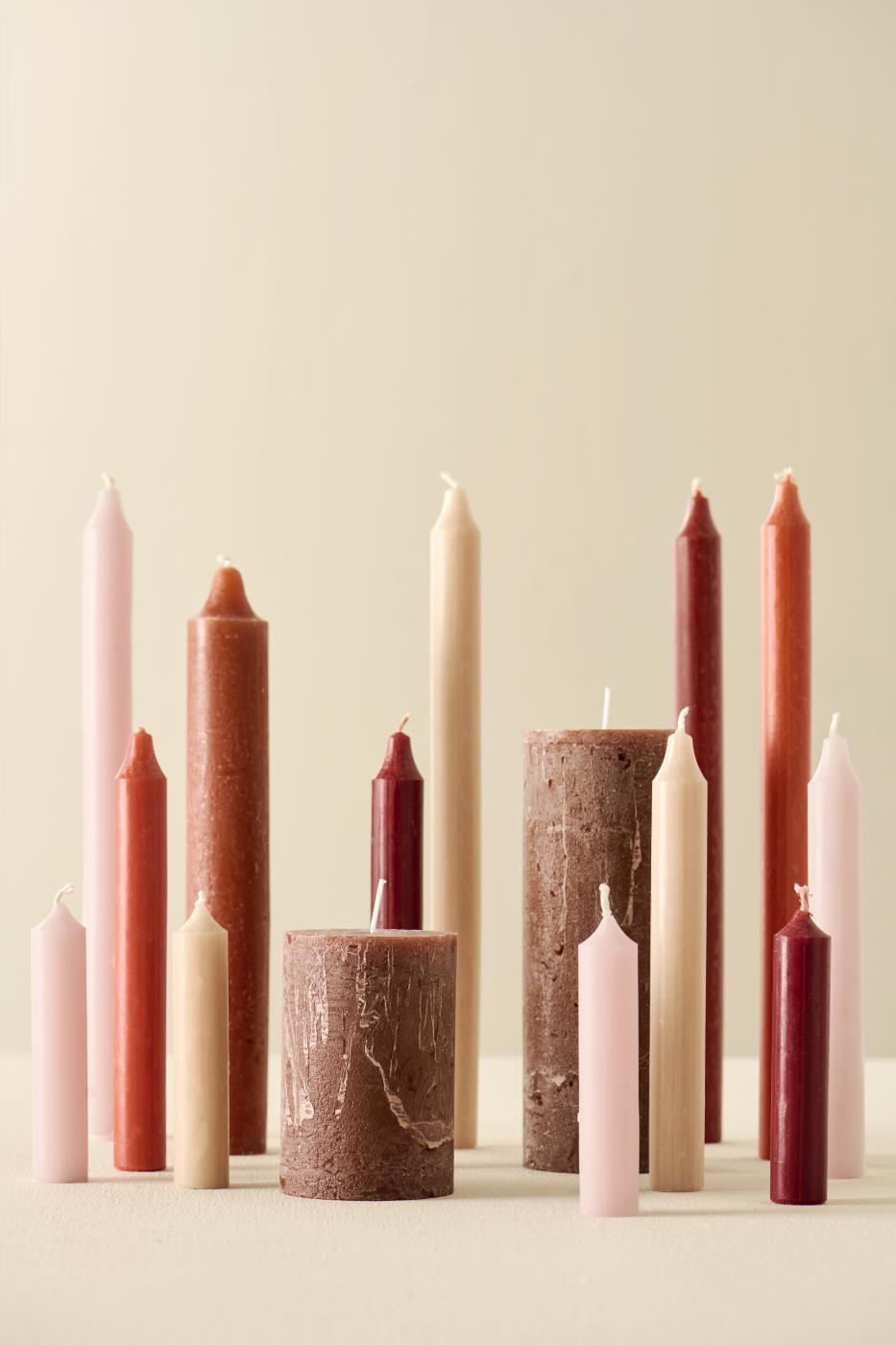 Rustikale Kerze
