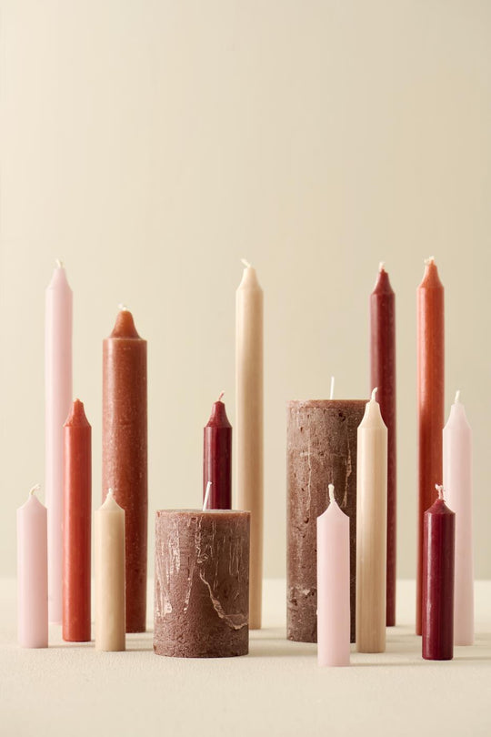Rustikale Kerze