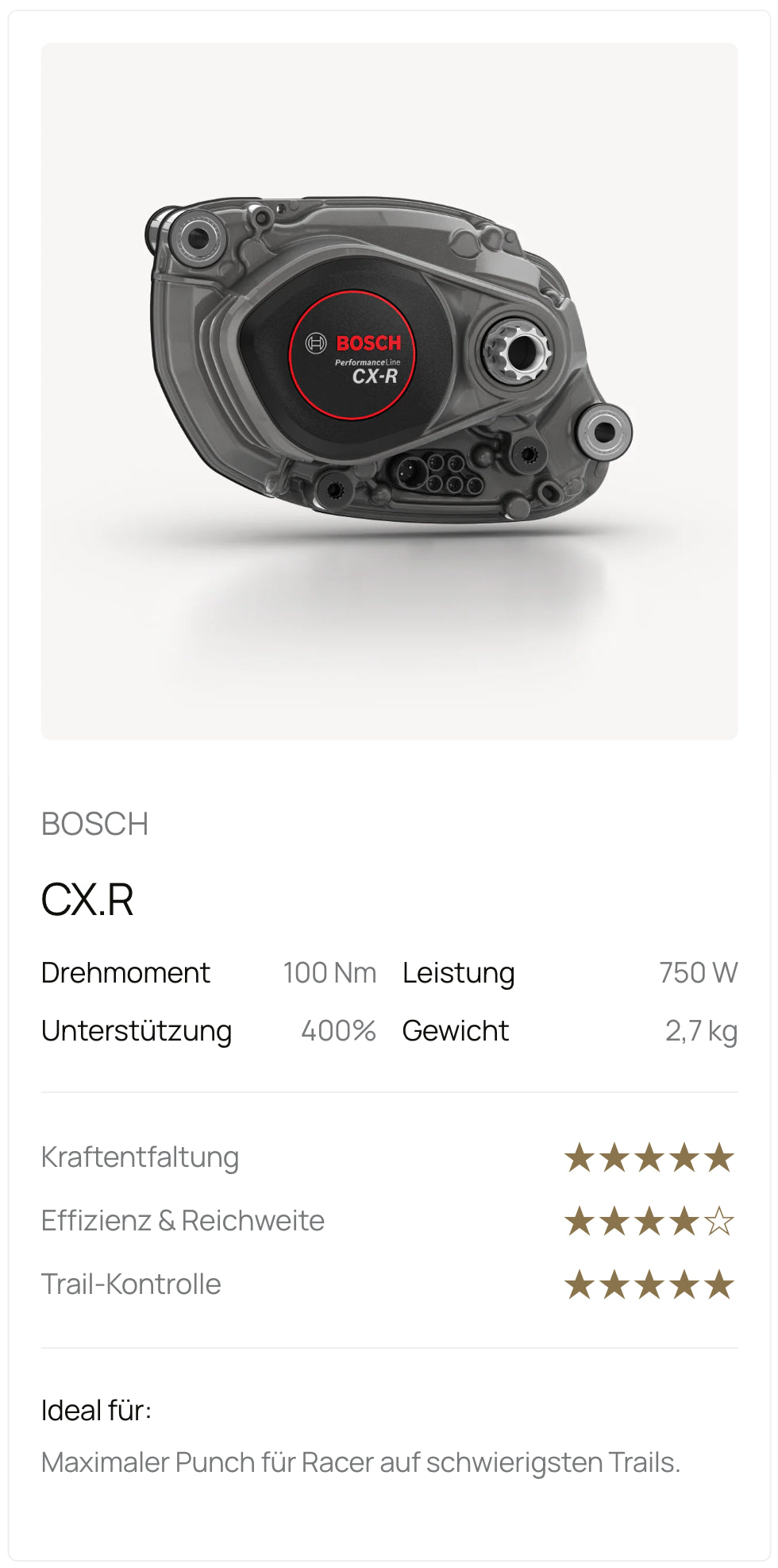 BOSCH CX.R