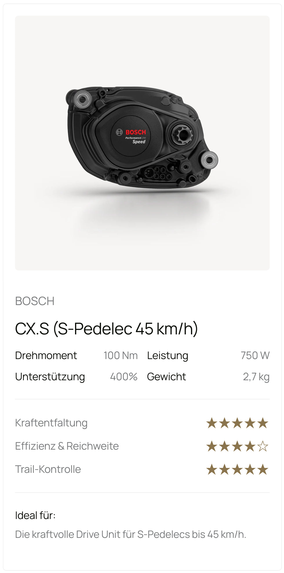 BOSCH CX.S