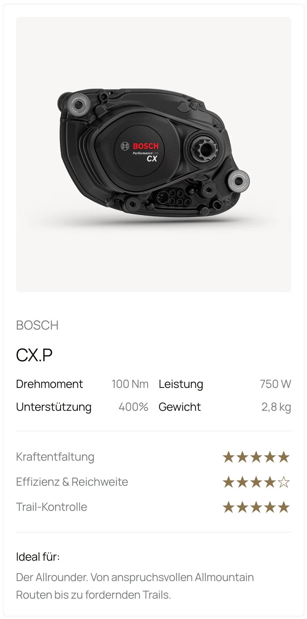BOSCH CX