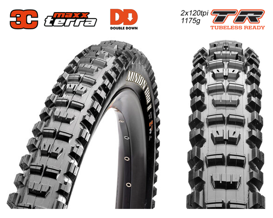Minion DHR II WT TR faltbar, schwarz (tanwall)