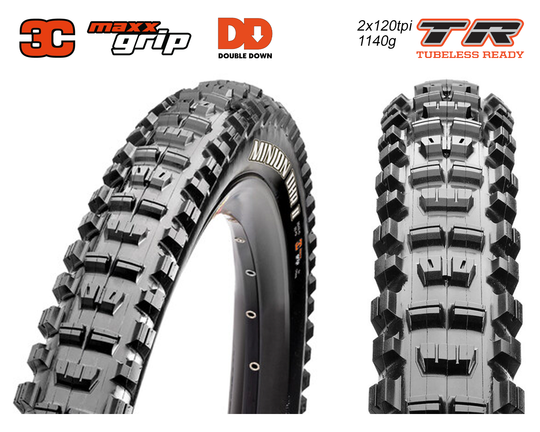 Minion DHR II WT TR faltbar, schwarz (tanwall)