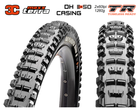 Minion DHR II WT TR faltbar, schwarz (tanwall)