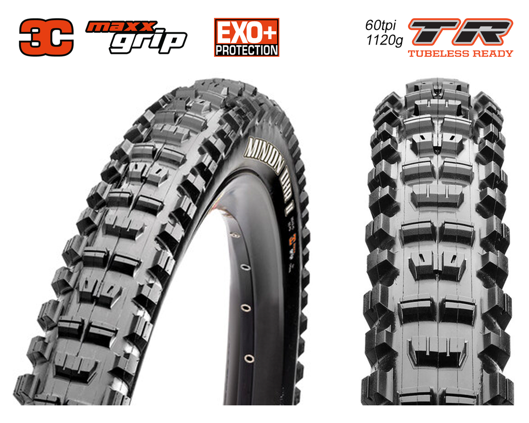 Minion DHR II WT TR faltbar, schwarz (tanwall)