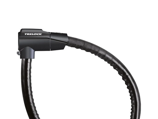 Panzerkabelschloss Trelock PK 460, Länge 100cm, Ø22mm, sw, m. Halter ZK 432