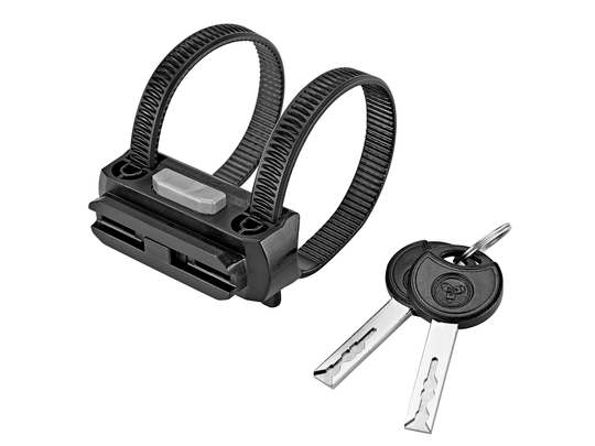 Panzerkabelschloss Trelock PK 560, Länge 100cm, Ø26mm, sw, m. Halter ZK 515