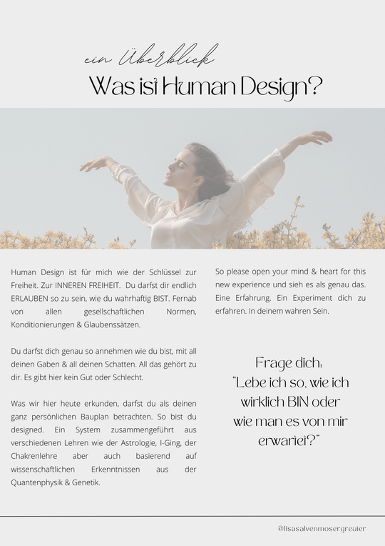 Human Design Basic Reading