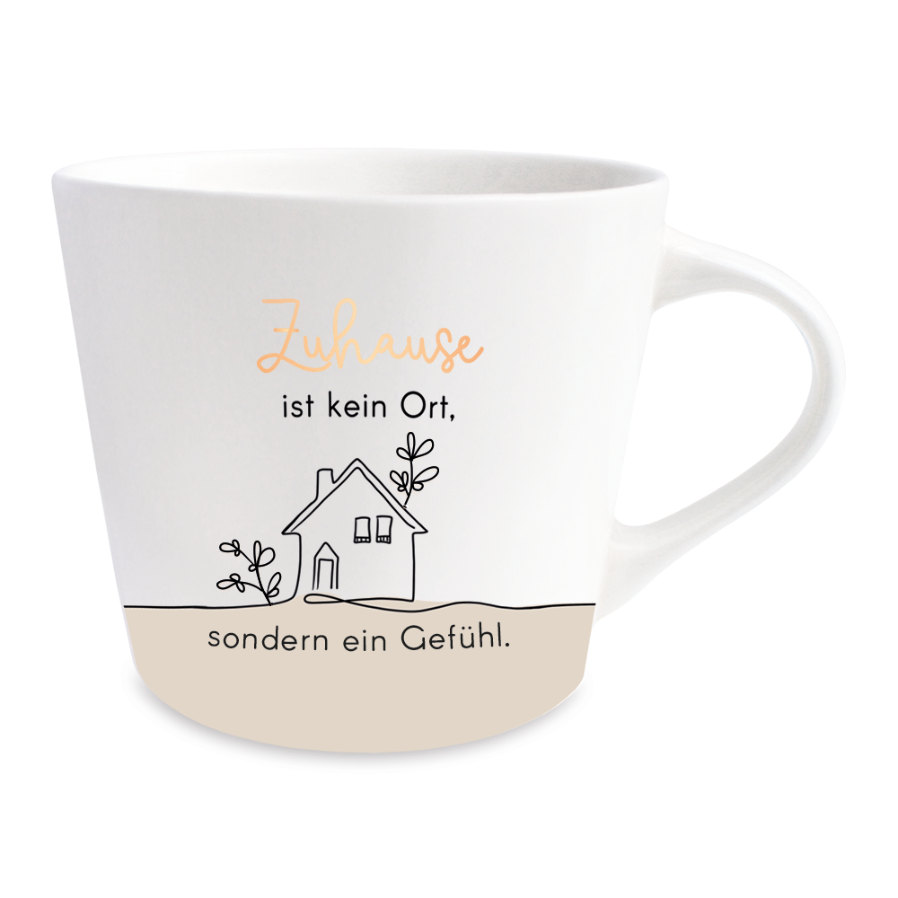 Goldtasse Zuhause