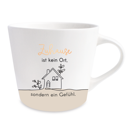 Goldtasse Zuhause