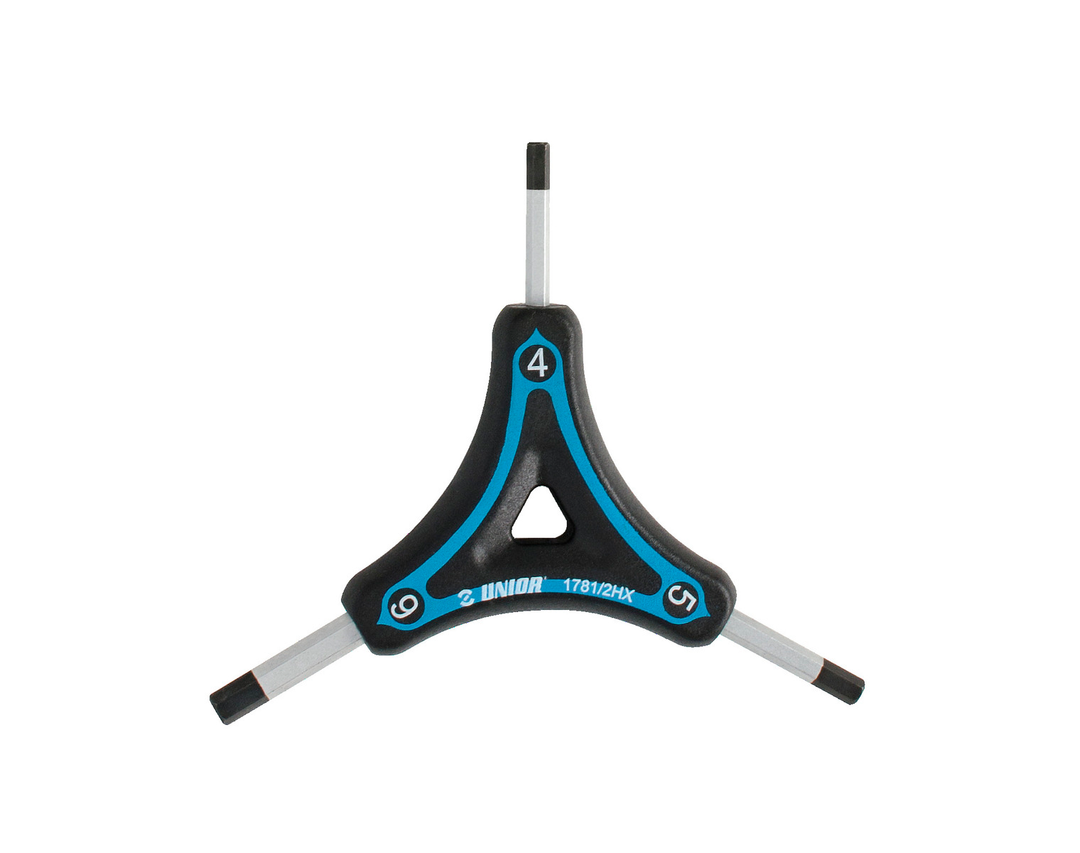 Schlüssel f.Innensechkantschrauben Unior, 2, 2,5 und 3mm, 1781/2HX