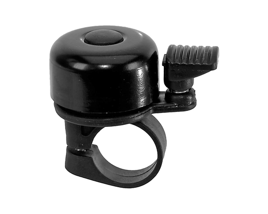Mini-Bella Fahrradklingel, schwarz