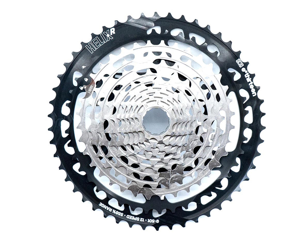 E*THIRTEEN HELIX RACE KASSETTE,9-50 Z., 12-FACH. NICKEL GREY