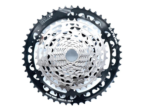 E*THIRTEEN HELIX RACE KASSETTE,9-50 Z., 12-FACH. NICKEL GREY