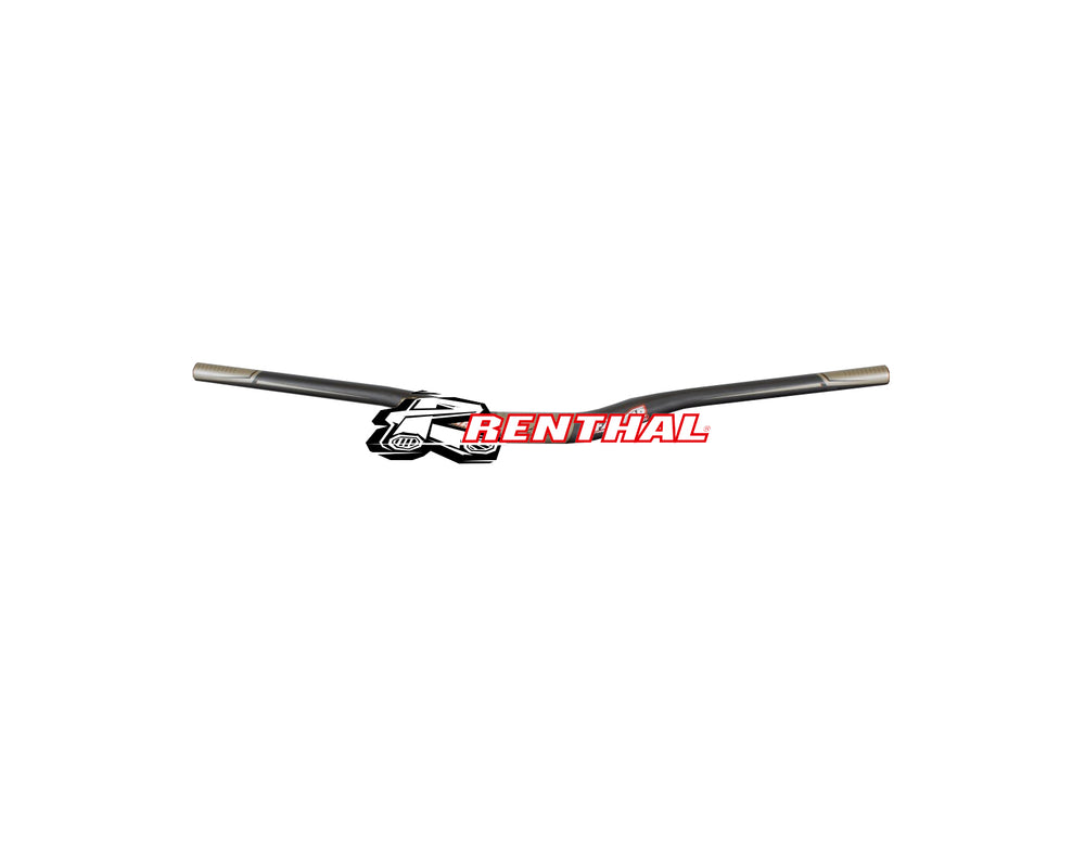 RENTHAL FATBAR CARBON RISER LENKER, 35.0MM, 800X30MM, 7°/5°, CARBON/GOLD