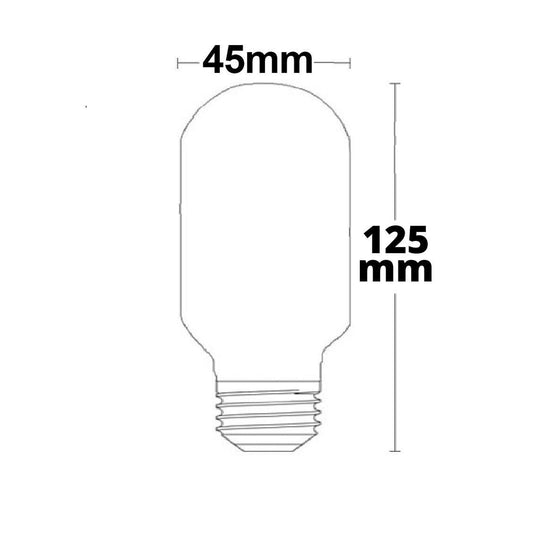 E27 T45 Vintage Line 8W ultrawarmweiß, dimmbar