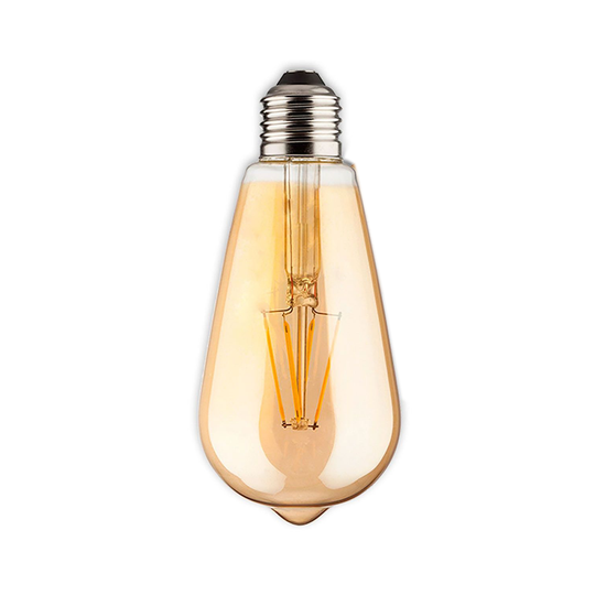 E27 Vintage Line LED ST64 Birne 8W ultrawarmweiß, dimmbar