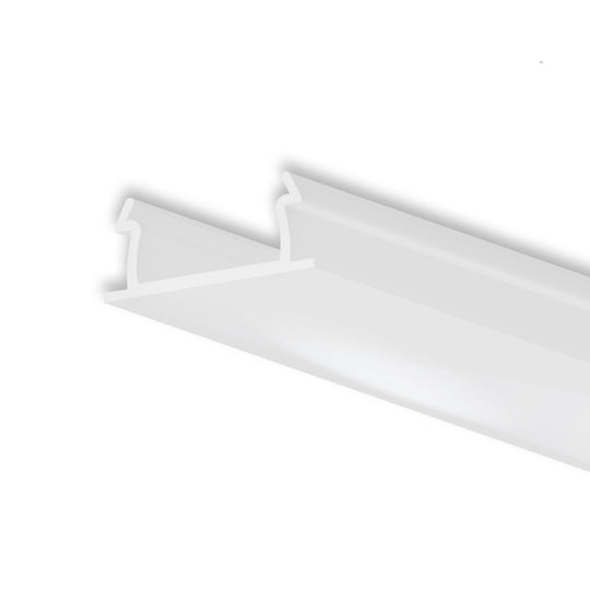 COVER43 opal/satiniert Abdeckung für Profil SURF10 / lfm
