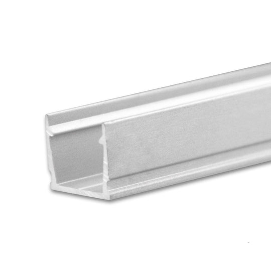 LED Aufbauprofil SURF10 Aluminium / lfm