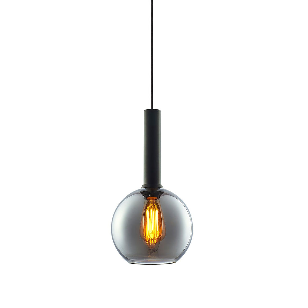 Pendelleuchte, round Glas, E27, 50-300cm