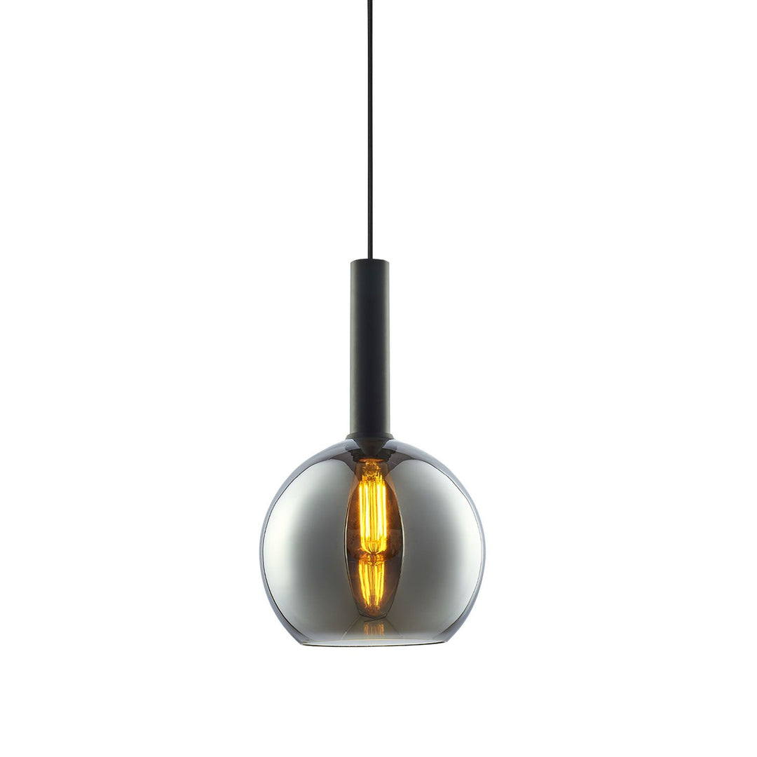 Pendelleuchte, round Glas, E27, 50-300cm