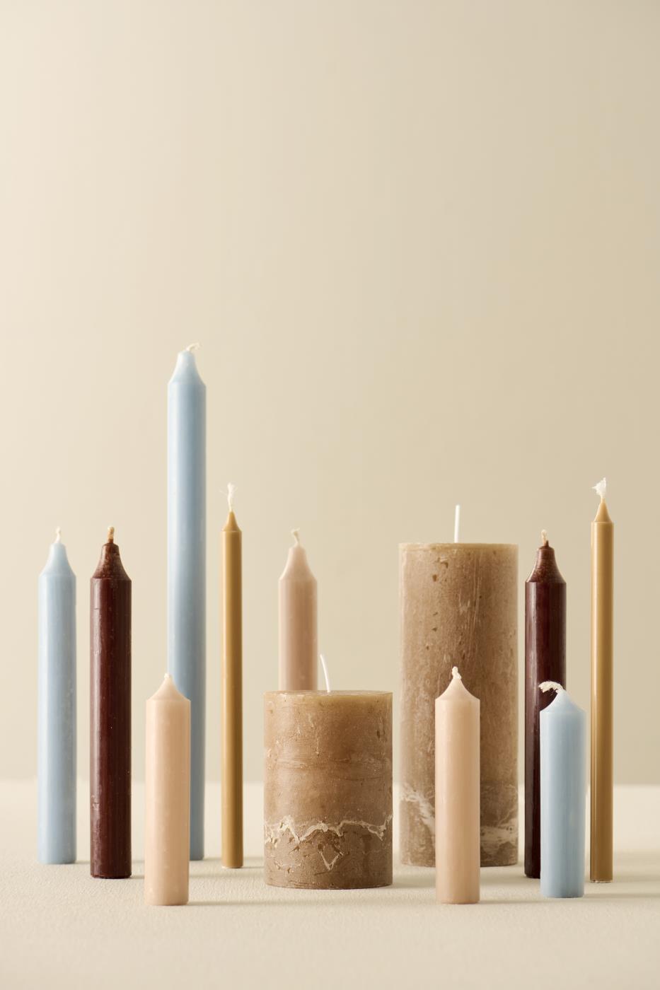 Rustikale Kerze