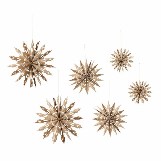Star Ornament 6, Natur, FSC® Mix, Papier