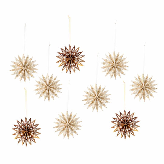 Star Ornament 9, Natur, FSC® Mix, Papier