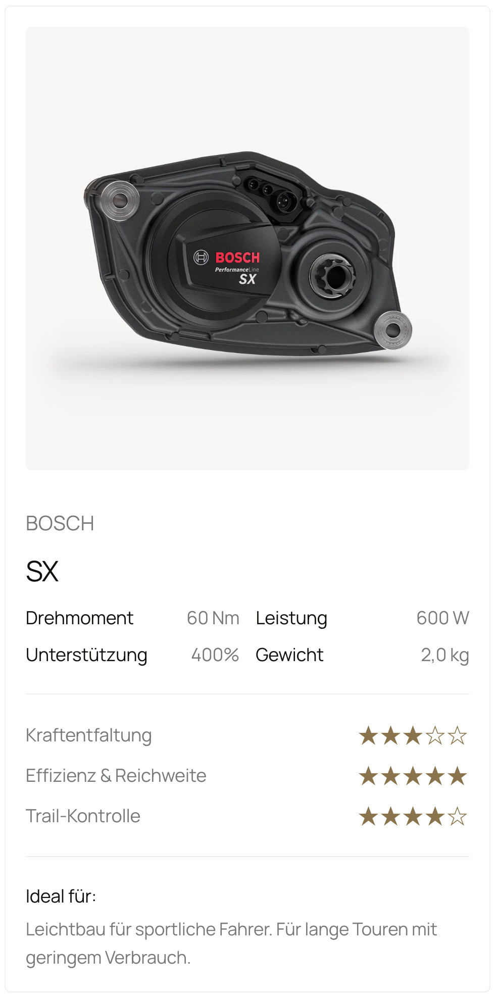 BOSCH SX