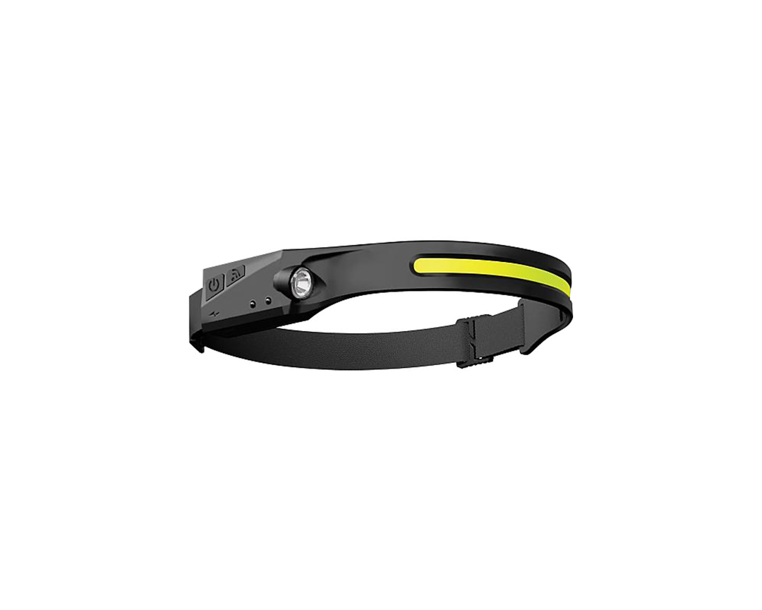 Kopflampe 5W + 3W mit Sensor