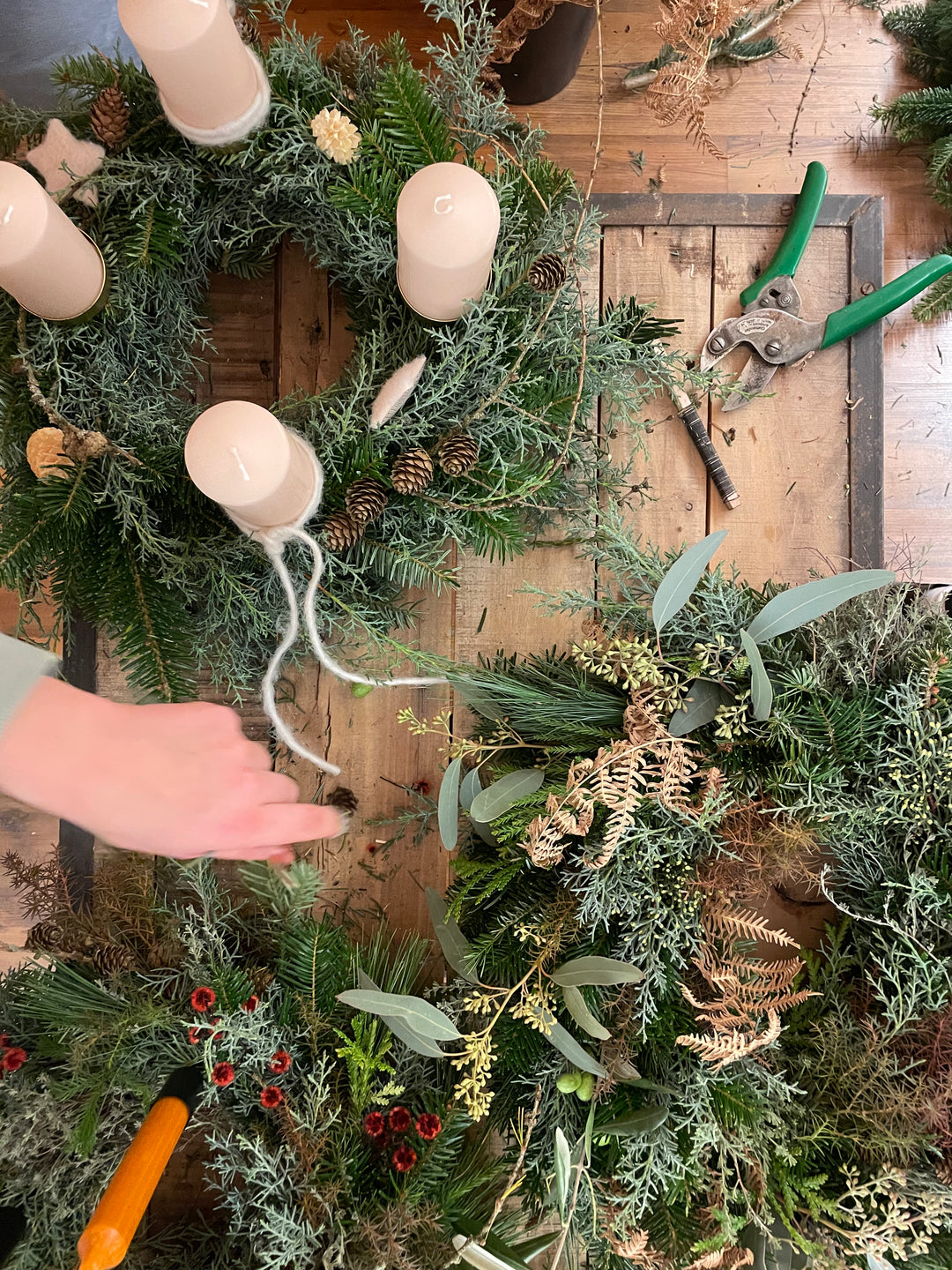 extraordinary Adventskranz Workshop mit FLOWERS pretty.baby