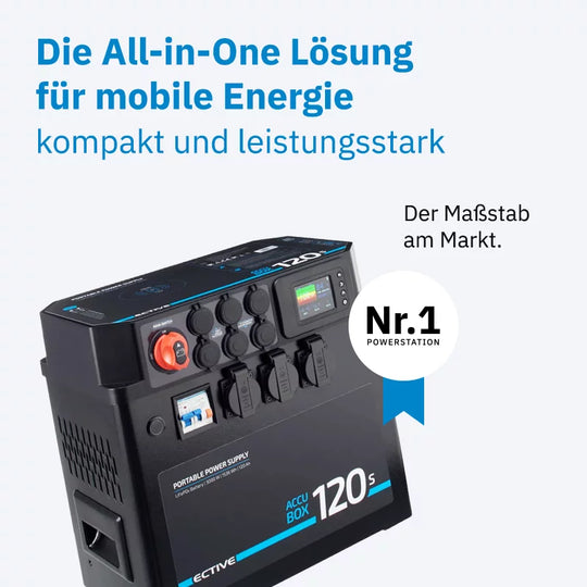 AccuBox 120S LiFePO4 Powerstation 3000W 1536Wh
