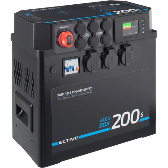 AccuBox 200S LiFePO4 Powerstation 3000W 2560Wh