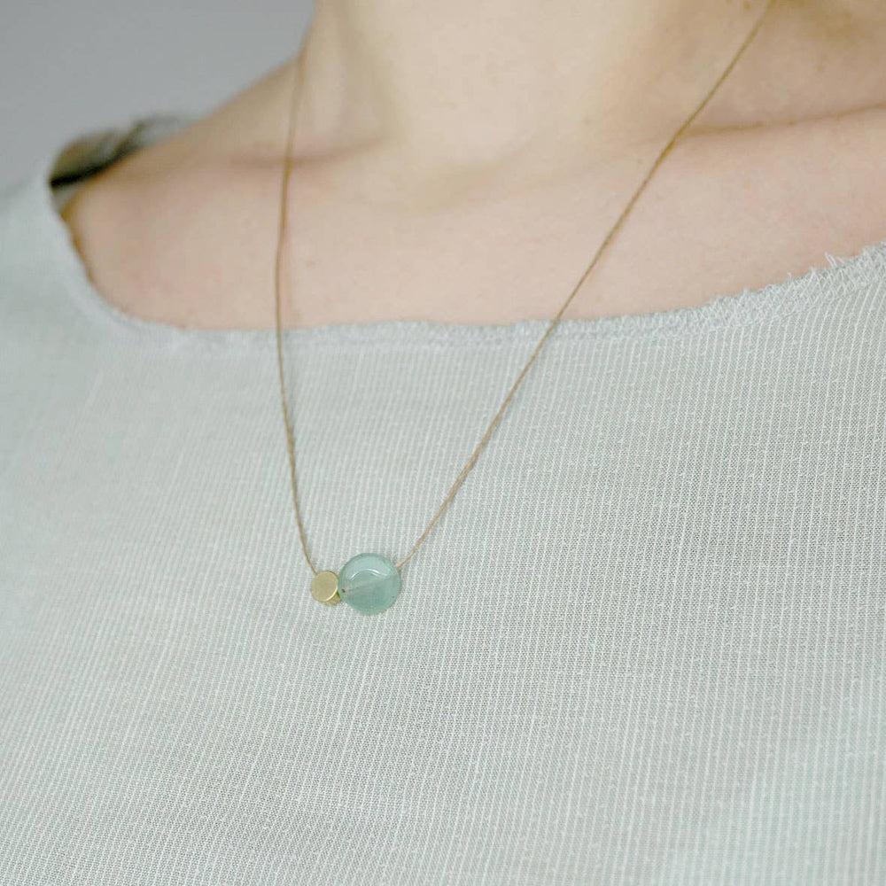 AVA Kette: Aventurin (grün)
