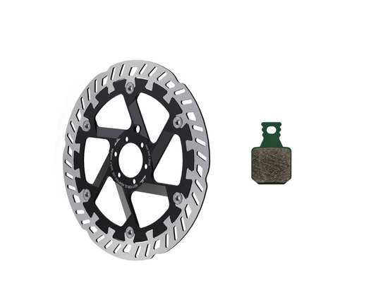 MT eSTOP Kit, Bremsscheibe MDR-P, Ø 203 mm, 6-Loch und Bremsbelag 8.S, Sport (VE = 1 Set)