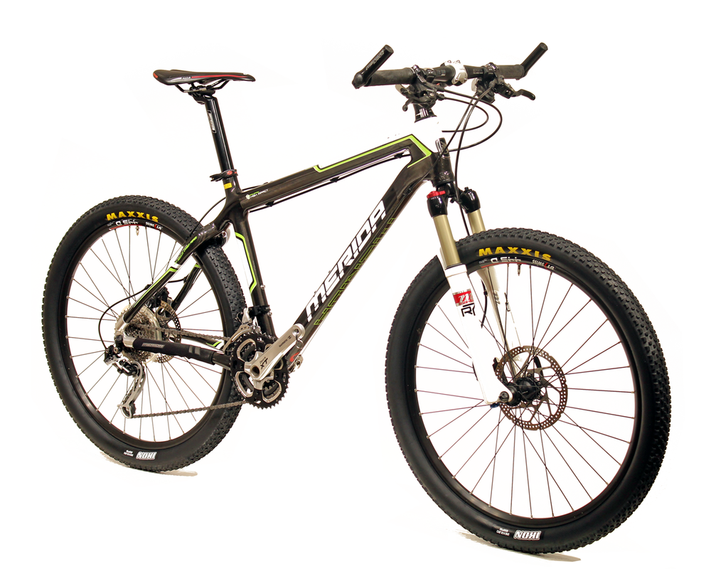 MERIDA FLX 1000 Schwarz/Weiss/Grün, (M) 26" | Gebraucht MY09